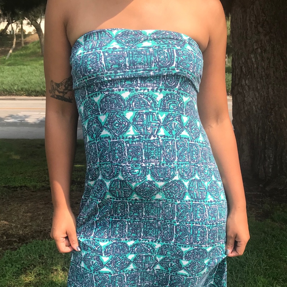 Strapless Maxi Dress